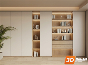 Bookcase Skp Files